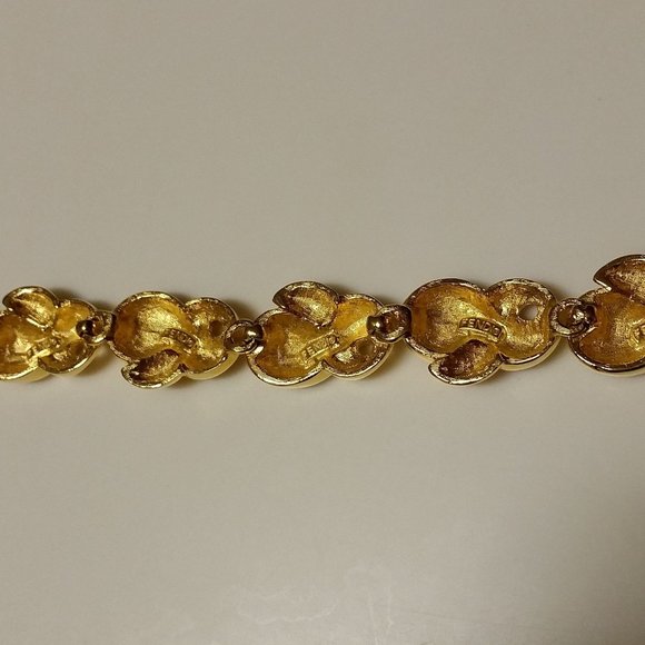 Rare Fendi Gold Plated Link Signature Runway Bracelet, Vintage in Excellent Cond - Picture 7 of 10